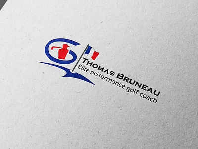 Thomas-Bruneau Logo branding graphic design logo