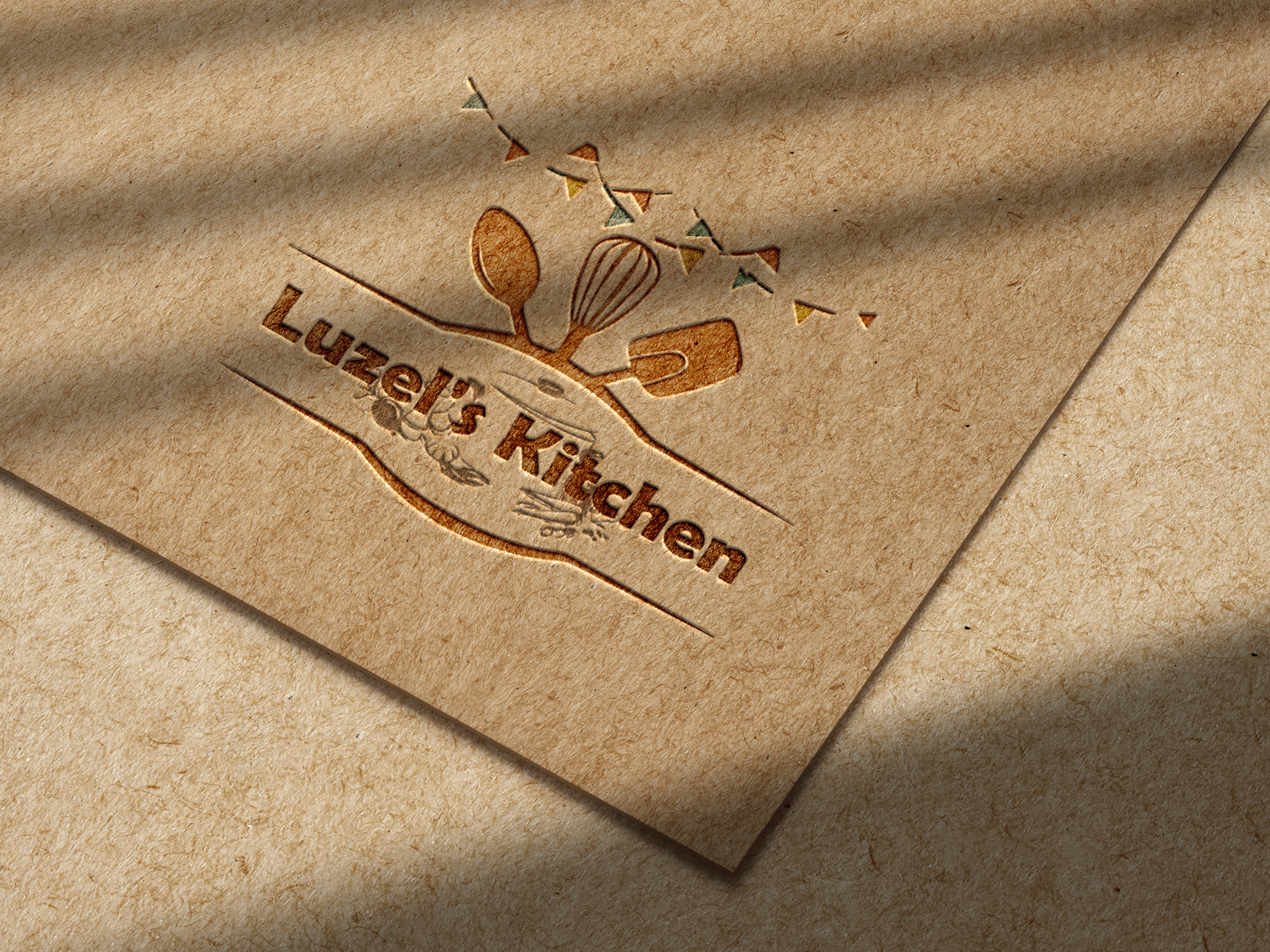 Luzel's Kitchen Logo branding graphic design logo