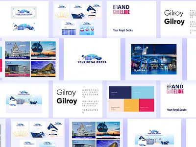Your Royal Docks Brand Guideline 2d logo brand guideline branding cable car logo icon logo illustration london logo monogram logo o2 logo sarwar ahmed shafi tourist logo uk logo