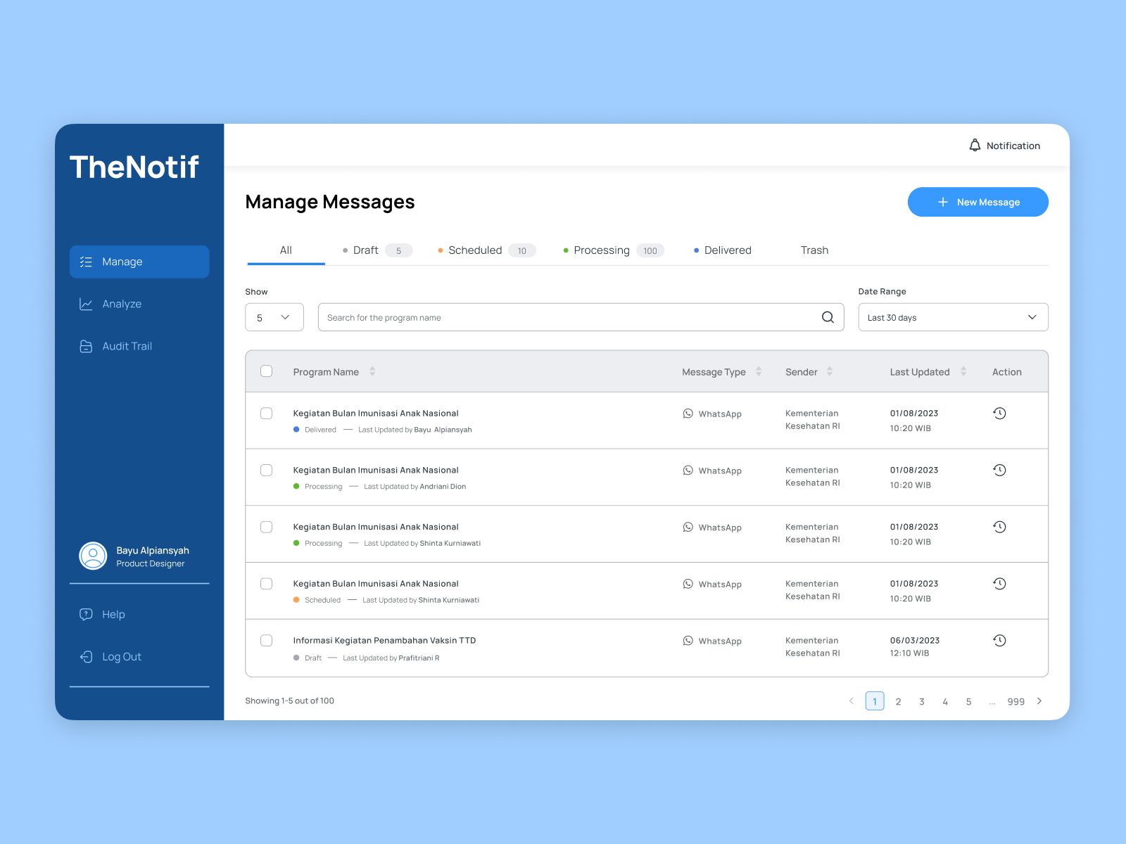 Example of UI/UX Design For Saas & Erp Systems