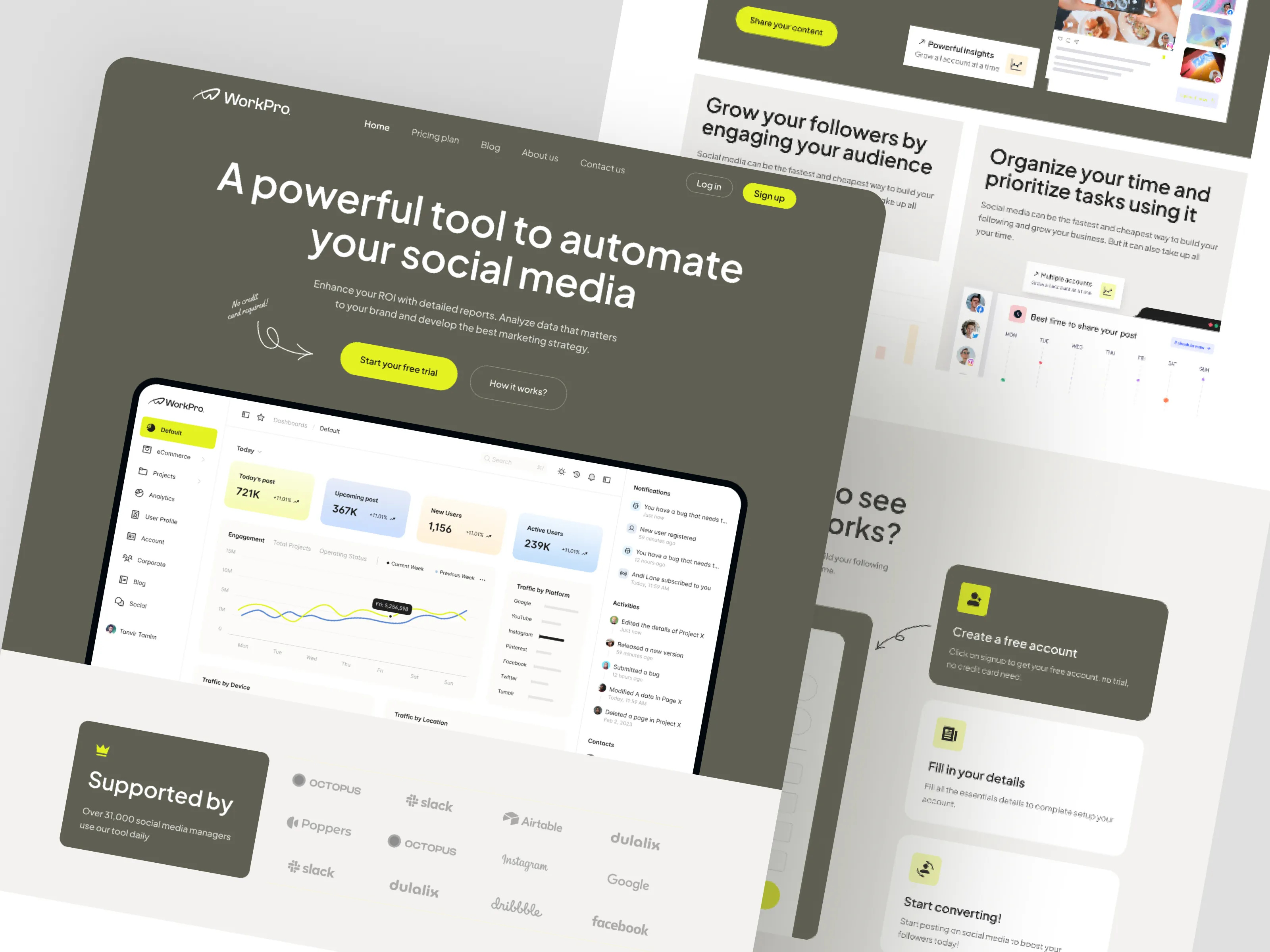 Example of Saas Website Redesign