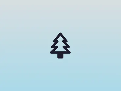 Evergreen colors green icon inkscape tree