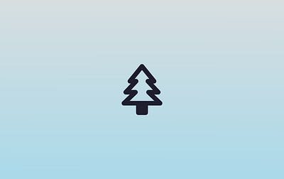 Evergreen colors green icon inkscape tree