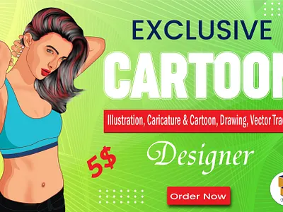 I will draw cartoon caricature vector tracing illustration logo car magnet caricature cartoon caructure cosmetic design design draw graphic design hot girl illustration logo manupulation mascot mascot logo minimalist logo potrait product design vector