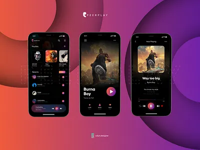PeerPlay app product design ui ux design