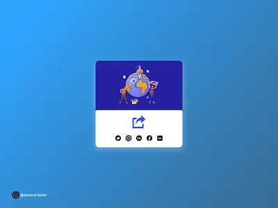 Social Media Share app branding dailyui design graphic design illustration logo ui ux vector