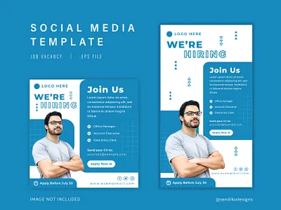 We Are Hiring | Social Media Template | Instagram Template design design banner hire hiring instagram banner instagram post instagram template job job vacancy join us social media social media banner social media post social media template vacancy