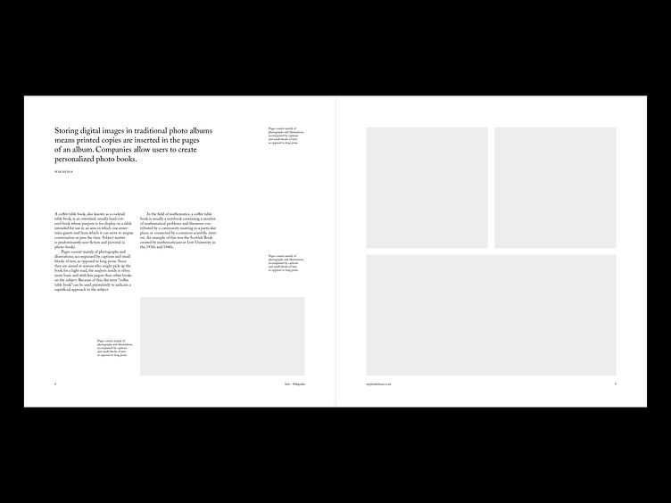 Coffee Table Book Grid System for InDesign | Serif by Stephen Kelman on ...