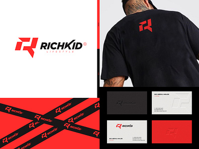 RickKid Branding brand design combinationmark creativework designinspiration k letter logo logo presentaion logotype monogram nextmahamud r letter startup brand streetwear typography design visual identity