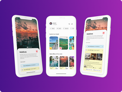 Travel Mobile App Ui