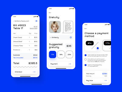 Etiquette – App UI/UX Design app design interface minimal restaurant screen ui ux