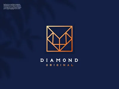 Diamond Logo Design lettermark
