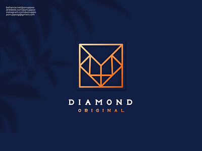 Diamond Logo Design lettermark
