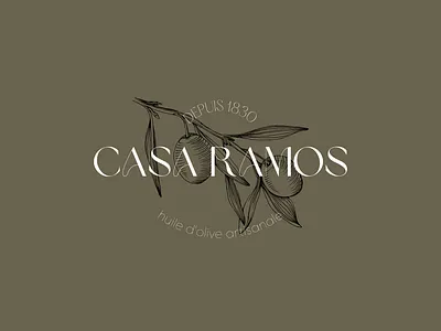 Casa Ramos brand branding design graphic design logo logo design typography