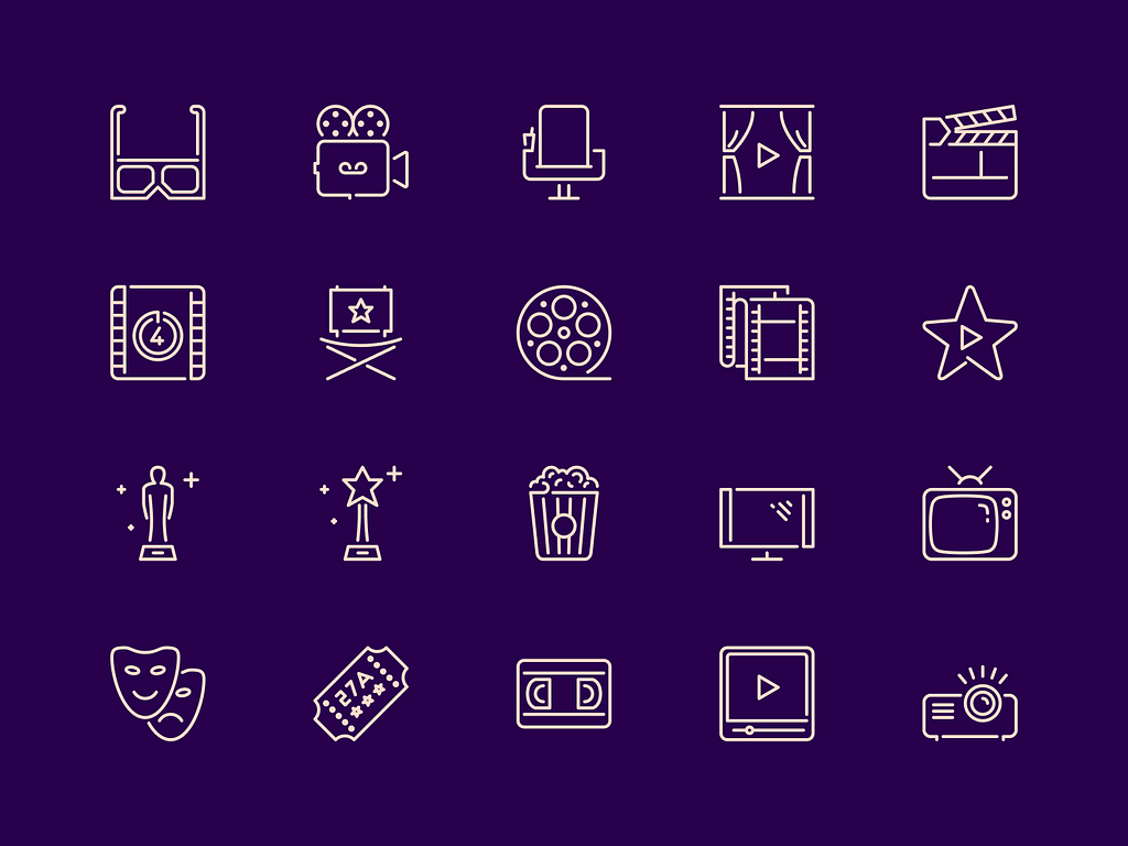 cinema-icons-by-zlatko-najdenovski-on-dribbble