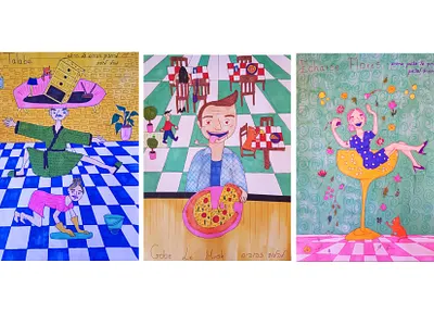 Idiom Trio illustration