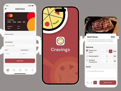 Food Delivery App android app delivery design experience food interface ios ui user ux