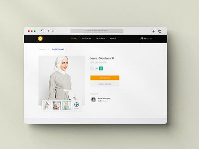 Fashion Product Website