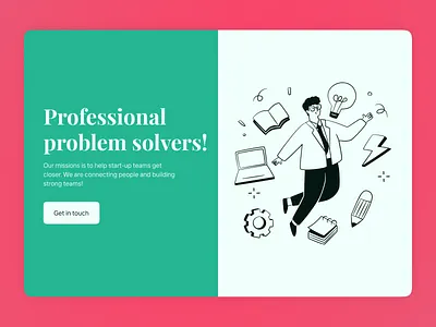 Hero screen concept dailyui design