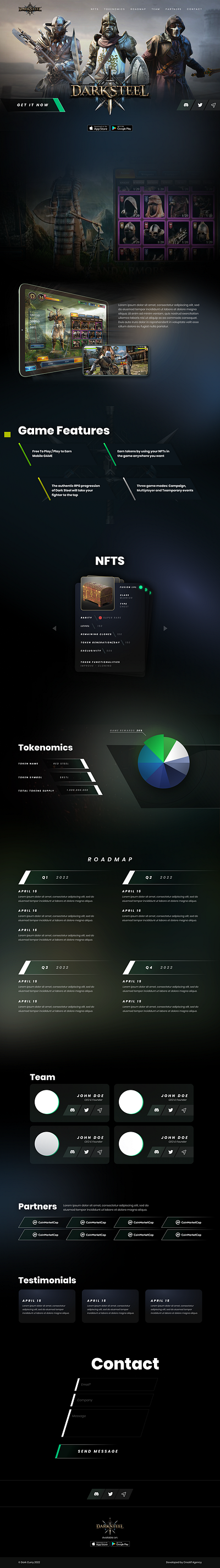 Crypto Domain List - Crypto Web Design - Creatif Agency by Creatif Agency  on Dribbble