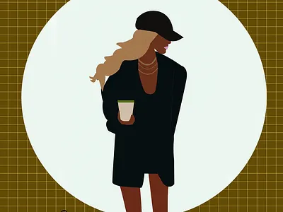 French girl - Minimalist approach to nationality and aesthetic design graphic design illustration vector