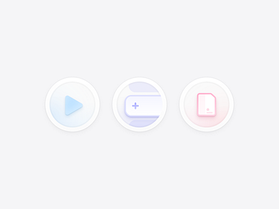 Glyphs icons illustrations merge pdf play