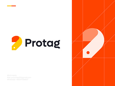 Protag Logo Brand Identity | Ecommerce Logo Exploration a b c d e f g h i j k l m n brand identity branding ecommerce logo identity label letter logo logo logo design logo designer logos logotype modern logo o p q r s t u v w x y z p logo price tag shopping symbol token vector