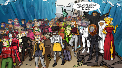 Project for the cute fema collection a animation design illustration nft nftart рисунки