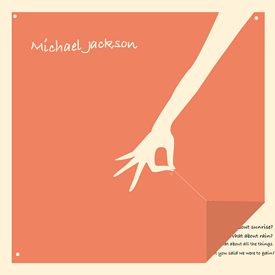 Michael Jackson Poster design graphic design illustration vector