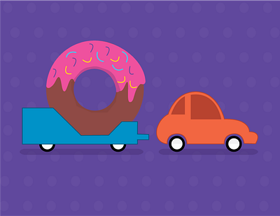 Donut design graphic design illustration vector