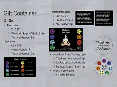 Chakra Soap Gift Set