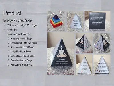 Chakra Soap Concept - Energy Pyramid