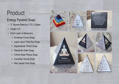 Chakra Soap Concept - Energy Pyramid