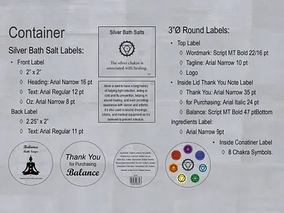 Chakra Soap Concept - Silver Bath Salt