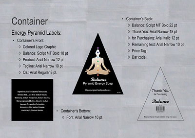 Chakra Soap Container Labels