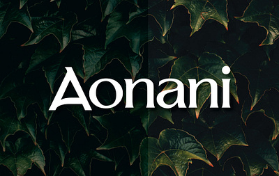 Aonani - skincare spa cosmetics beauty feminine logo 3d beauty feminine beauty logo brand identity branding cosmetics beauty feminine creative design creative logo design feminine feminine logo graphic design logo logo design spa cosmetics beauty feminine