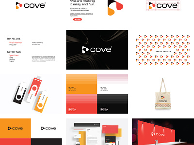 cove branding brand identity brand style guide branding c logo cloud platforms cove branding database logo design minimal minimalist modern startup technologies technology