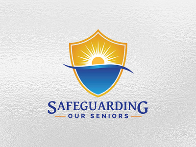 Logo-Design-Sun-Shield-Wave-Solar-Safe- Guard-Shine-Protect branding business design graphic design guard hope illustration logo logo design protect safe service shield shine solar solutions sun symbols vector wave