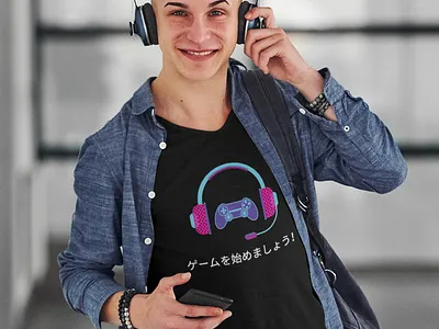 gamer t-shirt design 3d animation art brand branding buy design gaming graphic design illustration lifestyle logo motion graphics music streetstyle