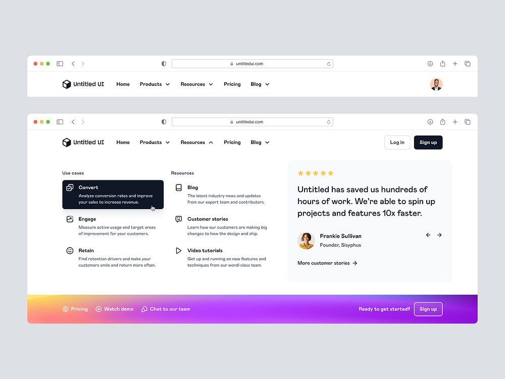Browse thousands of Menu UI UX Design images for design inspiration ...