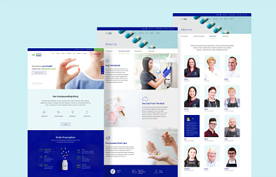 Heathershaw's Compounding Pharmacy ui userinterfacedesign ux