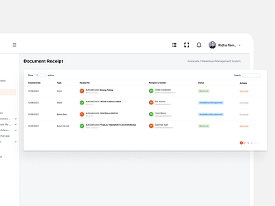 Document Receipt Web App branding business creative design dribbblers erp figma graphic design illustration indonesia smallbusiness typography ui uidesigner uiux uiuxdesigner umkm userexperience vector webdesigner