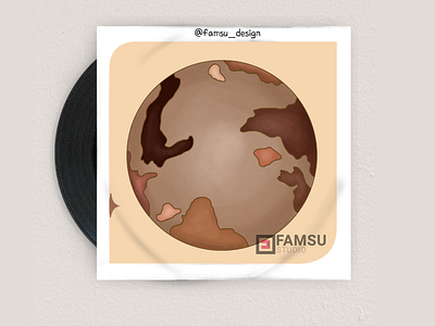 Illustration Brown Earth album album cover book design brown cartoon coloring cover cover album digital art digital illustrations drawing eart graphic design hand drawn illustration illustrator logo pastel sketch vector