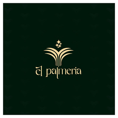 El Palmeria - Luxurios Hotel Logo challenge hotel inspiration logo shot. typography