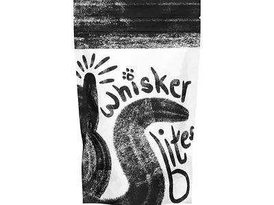 WhiskerBites: Hand-Drawn Packaging Design artistic brush art cat cat food cat illustration creative packaging custom packaging design feline food packaging hand drawn packaging illustration minimalist packaging modern modern packaging packaging packaging design premium packaging product packaging sustainable packaging