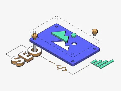 Image SEO: Tips for Hoarding Traffic With Images blog branding illustration image isometric marketing traffic ui web