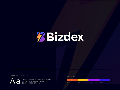 Bizdex - logo Branding 3d animation app icon app icon logo app logo brand identity brand identity design branding design graphic design illustration logo logo design logo mark motion graphics ui