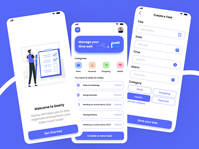 To Do List App UI to do list ui ui ux