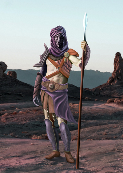 Sand Walker art character design digitalart digitalpainting fantasy illustration
