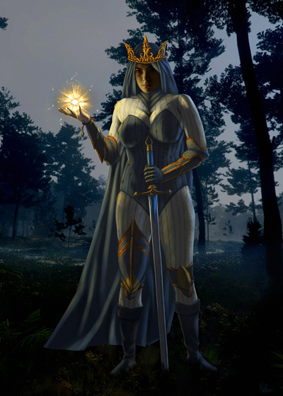 Pilgrim Nun art character design digitalart digitalpainting fantasy illustration